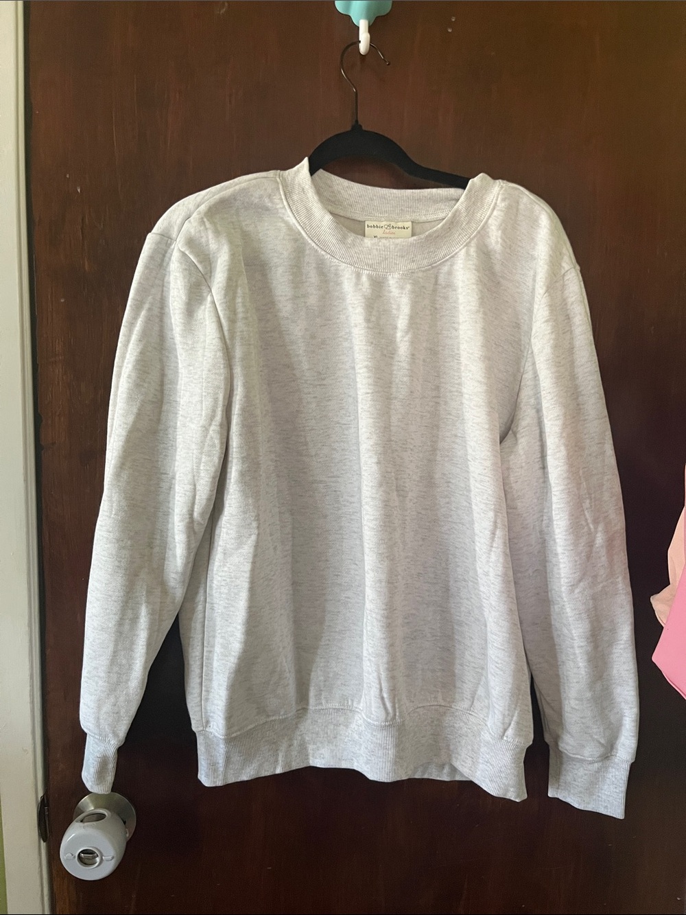 Women's Light Gray Crewneck Sweater